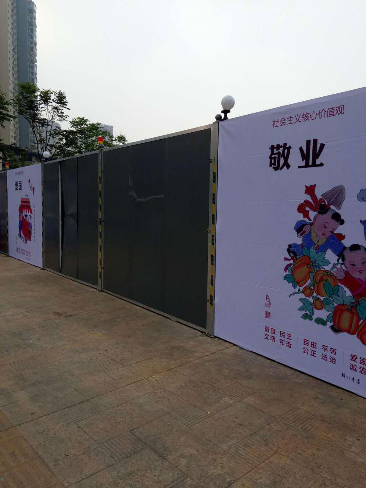 温江围墙喷绘制作